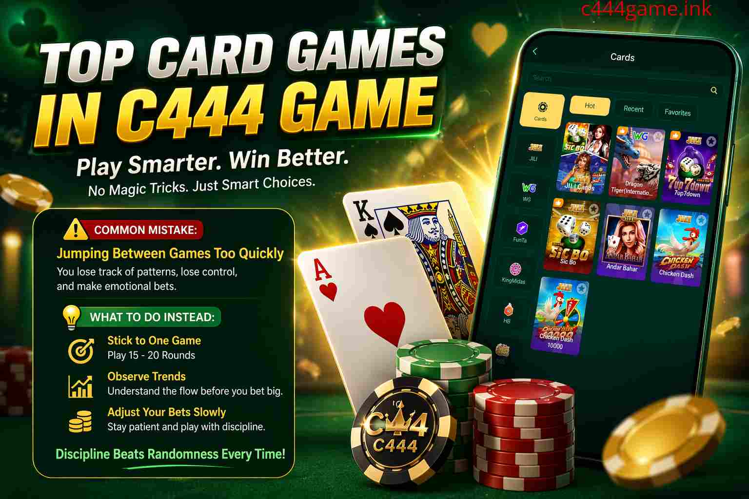 Top Card Games in C444 Game